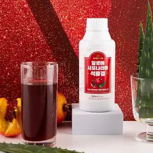 알로에 사포나리아 석류겔 500ml콜라겐 갠즙 엄마선물 선물용 파우치 세트 석류 액기스 엑기스