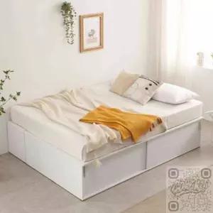갯더잇 수납 침대 Q 무헤드 서랍형침대