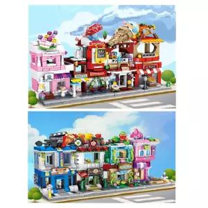 로데오거리 상점시리즈 8종 택1 블럭 조립장난감 어린이용 변신 완구 피규어 어장난감 날선물 아이 초등학