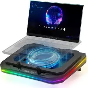 Dell Alienware m17 m16 x15 x17 x16 x14 면적-51m 14-17인치 게이밍 노트북용 쿨링 패드 강력한 터보 팬