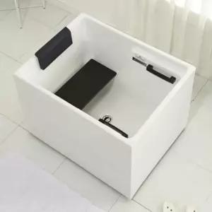 프리미엄 아크릴 욕조 프리스탠딩 디자인 현대적 편안함 대형 욕실