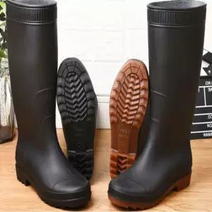 여름 남성용 레인부츠 아웃도어 캠핑화 낚시 장화 방수 편안한 경량
