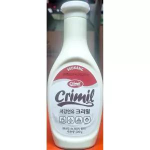 서강 연유 크리밀 500g/빙수/팥빙수/재료/가정용/업체용/커피/카페/돌체/라떼/디저트/커피용/만들기/어린이