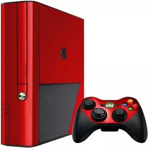 레드 크롬 미러 시스템 스킨의 비닐 데칼 모드 스킨 키트 Microsoft Xbox 360E와 호환됩니다