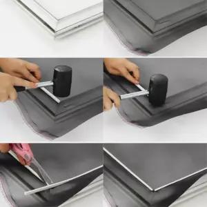 창문방충망 셀프교체용 미세방충망 고정대 세트 자재 DIY 부속 사무실 모기망