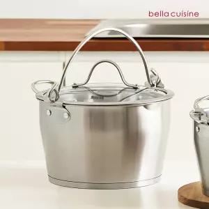 벨라쿠진 잼팟 6리터+유리뚜껑 세트 /인덕션 가능