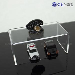 아크릴 선반 ㄷ자 소품 수납 미니진열 피규어 키보드덮개 받침 투명 거치대 주문제작