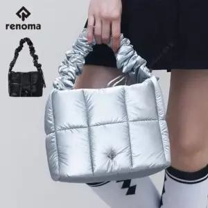 레노마골프 여성 퀼팅 토트백 패딩 파우치 N-8805