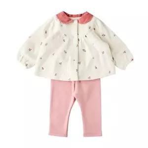 갤러리아 (백일,돌,아기옷)유아,조카,외출복,상하복,플라워자수상하복(35C12-