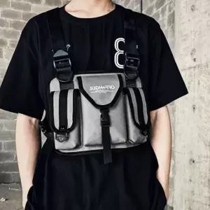 매는 트레이닝 체스트 테크웨어 가슴 그레이 가방 백 가방