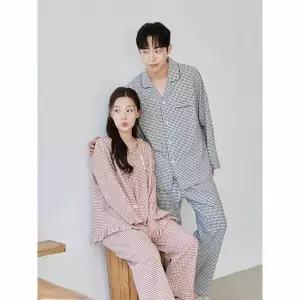 [하프클럽/바풀]바풀 CA5S12516 커플잠옷 순면 잠옷 신혼부부 남성 여성 파자마 세트