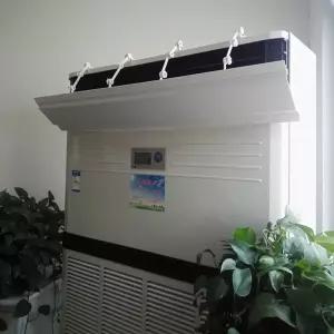 대형 에어컨바람막이 스탠드형 윈드바이저 식당 가이드