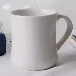 마테라 카페 아웃백 머그컵 백색 머그잔 커피 도자기 물컵