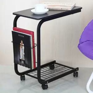 이동식 사이드테이블 원목 수납 침대 소파 보조 쇼파 거실 미니 틈새 협탁 식탁 책상 테이블 ONA-306