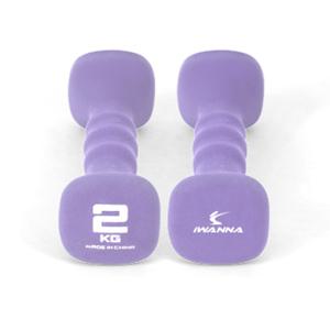 IW 네오프렌 사각 아령 2kg (2개입 1세트)
