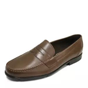 락포트 클래식 페니 로퍼 와이드 남성 구두 다크브라운 M76444-W