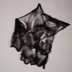 할로윈 솜 거미줄 (블랙) 장식 소품 용품 공포