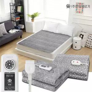 한일의료기 국내산 프리미엄 전기요 소 중 대 8단계 캠핑 차박 절전형 혼박 혼숙 전기 매트 난방매트 장판