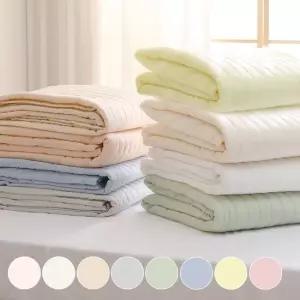 내추럴 순면 40수 밴딩 침대패드 SS Q K EK 8colors
