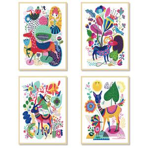 북유럽동화55 그림액자 (A3 5점 1세트) 어린이방액자 어린이방그림 놀이방 키즈카페 인테리어 소품