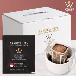[기타]웰던커피 핸드드립커피 드립백커피 인도네시아 만델링 36입 (8g x 36입)
