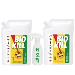 동성제약 살충제 비오킬2L  1L 리필용 파우치(2개) + 분무기