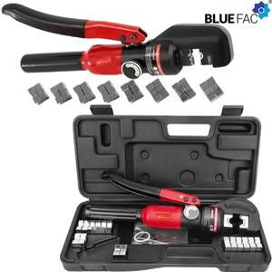 블루팩 유압 압착기세트 BYQK-70 4-70mm² 8가지규격 다이스