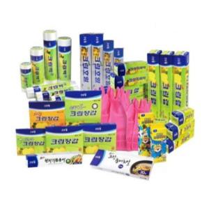 크린랩 전품목 고무장갑 위생장갑 롤백 크린백 지퍼백 모음전