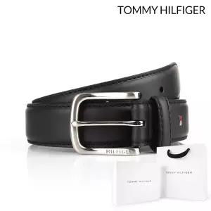[타미힐피거]남성 가죽벨트 정품 BT07 단면벨트 (선물포장세트)