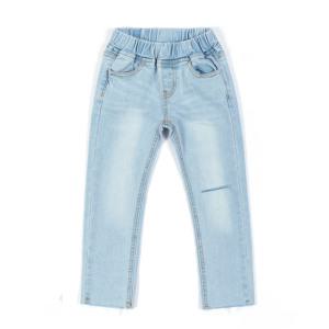루알라키즈 남아 여아 공용 컷팅 연청 칼구제 데님 7호-17호 3162L