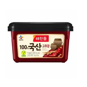[CJ](본점) 해찬들 100% 국산고추장 1kg