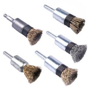 베이비브러쉬 녹제거 전기 드릴용 철 스텐 PP 연마샤 스덴 로프 카본 SUS 와이어 브러시 엔드 추형 앤드