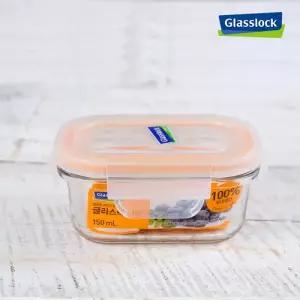 NEW 글라스락 밀폐용기 직사각 150ml 3개세트