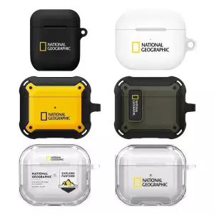 내셔널지오그래픽 에어팟프로3 2 에어팟 4 3 2 1 케이스 모음 키링/실리콘/이어폰/분실방지