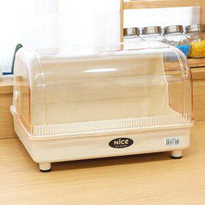 [라이프스토리]위생함2호 먼지차단 물컵보관함 젖병 건조 식기건조대 주방 설거지