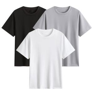 20수 무지 반팔 티셔츠 기본 라운드 면티 흰티