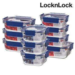 락앤락 탑클라스 내열 유리반찬통 간편 10개 세트