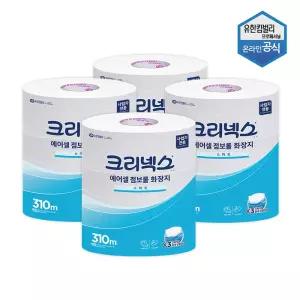 크리넥스 에어셀 점보롤 화장지 스마트 310m 3롤 x 4팩 45391