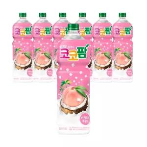해태 코코팜 피치핑크 복숭아 1.5L 6개