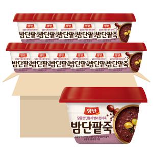 동원 양반 밤단팥죽 285g 12개 편의점 팥죽 한끼식사