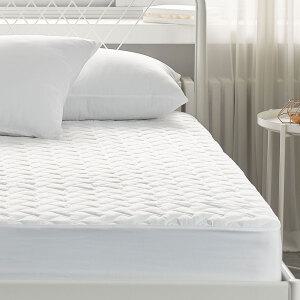 웜슬립 누빔 매트리스커버 알러지케어 마이크로 워싱 4면 고정밴드 싱글 퀸 킹 침대커버 SS Q