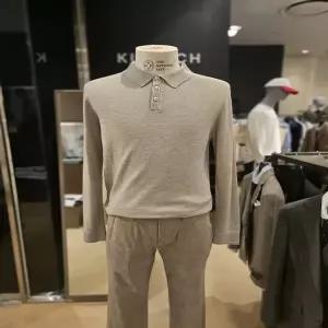 [킨록바이킨록앤더슨](신세계 사우스시티)캐시미어 블랜딩 베이지 그레이 버튼 카라 긴팔 니트 5종 택1(...