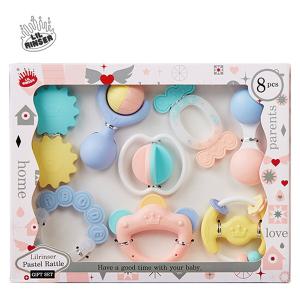 릴린져 파스텔 신생아 딸랑이 8종 12종 백일 돌 선물