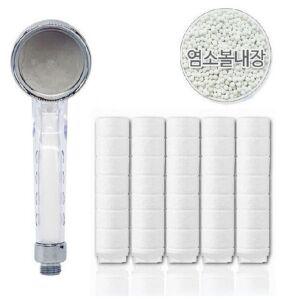 바디럽퓨어썸 염소볼내장 바디럽샤워기호환필터 5개 바디럽 퓨어썸 샤워기호환 호환필터 염소볼