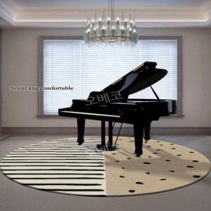 원형카페트 라운드 카펫 폭1.5m 거실 매트 바닥 방음 침실 고급 양모