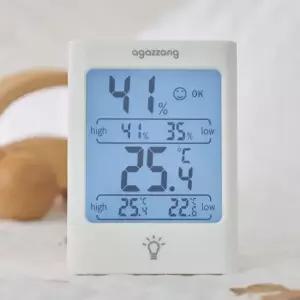 아가짱 백라이트 디지털 메모리 온습도계 미니