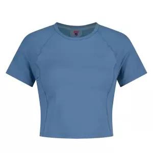 [롯데백화점]유에프씨 스포츠 UFC 웨이브 슬림 크롭핏 반팔 티셔츠 다크블루 U4SSV2214DB