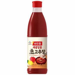 해찬들 새콤달콤 초고추장 생선회 야채 1050g 짜지않은 초장 횟집 맛집