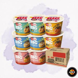 햇반 컵밥 BIG 한끼간편세트 덮밥 4종 (스팸/스팸김치/치킨마요/김치날치알) 총8개 1박