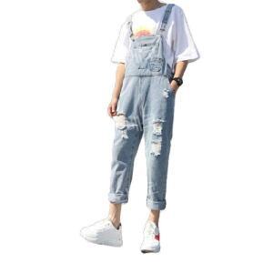 남자점프수트 여름멜빵바지 데님 캐주얼 데이트룩